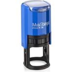 Kitabevimden Mobi Stamps (Adet Fiyatıdır) Yuvarlak Kaşe Printer Otomatik 30 mm Kırmızı-Mavi-Siyah R30 - Çok Renkli - tek