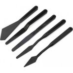 Kitabevimden Rich Spatula Plastik 5 Li Set Siyah 11247 - tek - Çok Renkli
