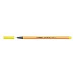 Kitabevimden Stabilo Keçe Uçlu Ince Kalem 88 Point 0.4 mm Fosforlu Sarı 88/024-10 Lu - tek