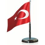 Kitabevimden Vatan Bayrak Direği Tekli Nikel VT301 ( 4 Adet ) - Çok Renkli