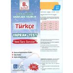 Kitap 8.Sınıf Türkçe Yaprak Test-Bulut Eğitim ve Kültür Yayınları