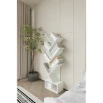 Kitap Ağacı Dekoratif Zigzag Kitaplık 140 Cm