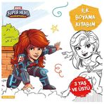 Kitap Beta Kids Marvel Super Hero Adventures Black Widow İlk Boyama Kitabım