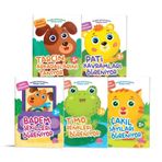 Kitap Dikkat Atölyesi 5'li Tematik Çıkartmalarla Gelişim Serisi