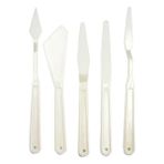 Kitap Dükkanı Plastik Spatula Seti Beyaz