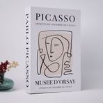 Kitap Görünümlü Dekoratif Kutu Picasso, İskandinav Tarzı Kitap Şeklinde Saklama Kutusu