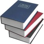 Kitap Görünümlü Gizli Kasa - Lacivert - Çok Renkli