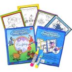 Kitap Hayvan Stili 8 Stil Sihirli Su Çizim Kitabı Boyama Doodle ve Sihirli Kalem Çizim Oyuncaklar Montessori Oyuncaklar Çocuklar Için Erken Eğitim Oyuncaklar Hediyeler (Yurt Dışından) - Renkli