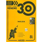 Kitap Hız Yayınları 8.Sınıf 30'lu İngilizce Deneme