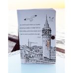 Kitap Kılıfı ve Metal Kitap Ayracı Seti - Sana dün bir tepeden baktım aziz İstanbul