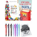 Kitap Kurdu Olmak Istemeyen Maya ve 101 Atasözü 101 Öykü Süleyman Bulut 2li Set