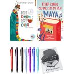 Kitap Kurdu Olmak Istemeyen Maya ve 101 Deyim 101 Öykü Süleyman Bulut 2li Set