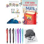 Kitap Kurdu Olmak İstemeyen Maya ve 101 Tekerleme 2'li Set - Kalem