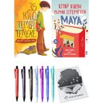 Kitap Kurdu Olmak İstemeyen Maya ve 35 Kilo Tembel Teneke 2'li Set - Kalem