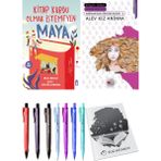 Kitap Kurdu Olmak Istemeyen Maya ve Alev Kız Aninna + Hediyeli