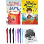 Kitap Kurdu Olmak İstemeyen Maya ve Arel ve Enteresan Kumbarası
