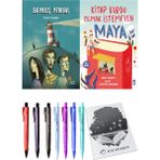 Kitap Kurdu Olmak İstemeyen Maya ve Baykuş Yemini 2'li Set - Kalem