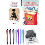 Kitap Kurdu Olmak İstemeyen Maya ve Bilenler Bilmeyenlere Anlatsın 2'li Set - Kalem