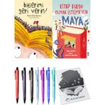 Kitap Kurdu Olmak Istemeyen Maya ve Bitlerimi Geri Verin! 2li Set