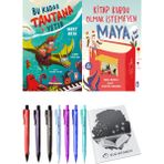Kitap Kurdu Olmak İstemeyen Maya ve Bu Kadar Tantana Yeter 2'li Set - Kalem
