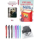 Kitap Kurdu Olmak Istemeyen Maya ve Büyük Atatürk'ten Küçük Öyküler 1 2li Set