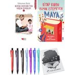 Kitap Kurdu Olmak Istemeyen Maya ve Büyük Atatürk'ten Küçük Öyküler 2 2li Set