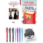 Kitap Kurdu Olmak Istemeyen Maya ve Büyük Atatürk'ten Küçük Öyküler 3 2li Set