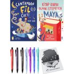 Kitap Kurdu Olmak Istemeyen Maya ve Çantamdan Fil Çıktı 2li Set