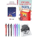 Kitap Kurdu Olmak Istemeyen Maya ve Charlie'nin Büyük Cam Asansörü 2li Set