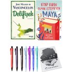 Kitap Kurdu Olmak İstemeyen Maya ve Delifişek 2'li Set - Kalem