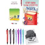 Kitap Kurdu Olmak Istemeyen Maya ve Dev Şeftali 2li Set