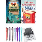 Kitap Kurdu Olmak Istemeyen Maya ve Doktor Dinozor'la Ateşe Yolculuk 2li Set