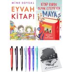 Kitap Kurdu Olmak İstemeyen Maya ve Eyvah Kitap! 2'li Set - Kalem