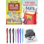 Kitap Kurdu Olmak İstemeyen Maya ve Gel de İnanma 2'li Set - Kalem