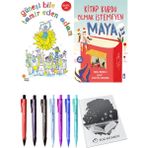 Kitap Kurdu Olmak Istemeyen Maya ve Güneşi Bile Tamir Eden Adam 2li Set