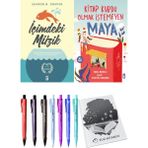 Kitap Kurdu Olmak İstemeyen Maya ve İçimdeki Müzik 2'li Set - Kalem