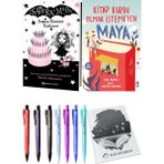 Kitap Kurdu Olmak İstemeyen Maya ve Isadora Moon 4 Doğum Gününü Kutluyor 2'li Set - Kalem