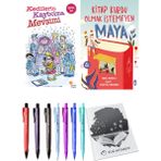 Kitap Kurdu Olmak Istemeyen Maya ve Kedilerin Kaybolma Mevsimi 2li Set