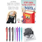Kitap Kurdu Olmak Istemeyen Maya ve Martıya Uçmayı Öğreten Kedi 2li Set