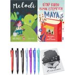 Kitap Kurdu Olmak Istemeyen Maya ve Melodi 2li Set