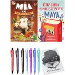 Kitap Kurdu Olmak Istemeyen Maya ve Mia ve Bazı Şekerli Şeyler 2li Set