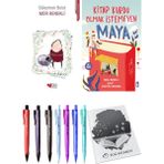 Kitap Kurdu Olmak Istemeyen Maya ve Mor Benekli 2li Set
