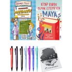 Kitap Kurdu Olmak Istemeyen Maya ve Problemsiz Matematik 2li Set
