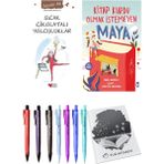 Kitap Kurdu Olmak Istemeyen Maya ve Sıcak Çikolatalı Yolculuklar 2li Set