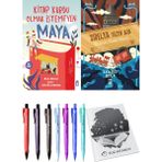 Kitap Kurdu Olmak İstemeyen Maya ve Sidelya Yüzen Ada