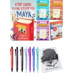 Kitap Kurdu Olmak İstemeyen Maya ve Sudoku 4'lü Paket Kolay Orta Zor