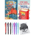 Kitap Kurdu Olmak Istemeyen Maya ve Uzaya Giden Tren 2li Set