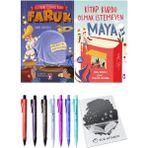 Kitap Kurdu Olmak Istemeyen Maya ve Uzaydaki Gizemli Robot Faruk 2li Set