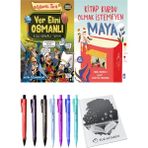 Kitap Kurdu Olmak İstemeyen Maya ve Ver Elini Osmanlı 2'li Set - Kalem