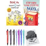 Kitap Kurdu Olmak Istemeyen Maya ve Yaşasın Ç Harfi Kardeşliği 2li Set